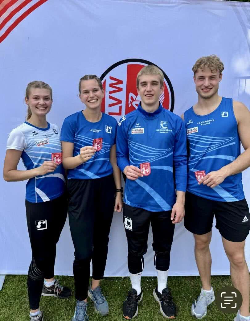 4x200m Staffel der LG Kindelsberg Kreuztal 