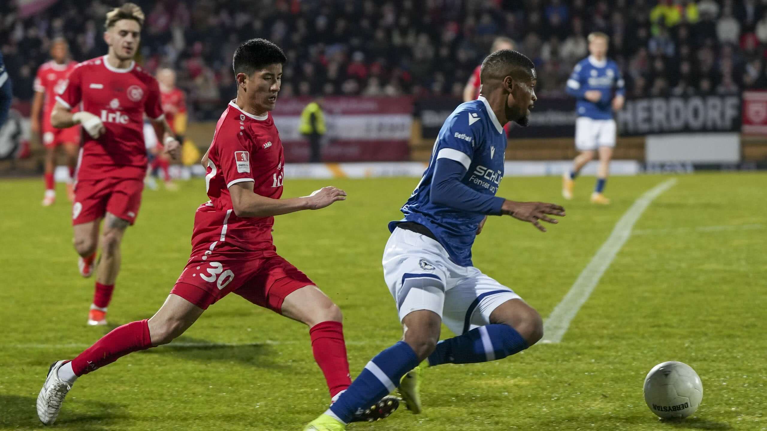 Krombacher Westfalenpokal Halbfinale Sportfreunde Siegen Arminia Bielefeld (2)