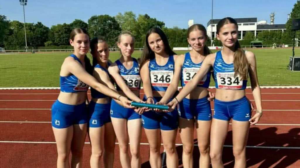 4 x 100 m Staffel WJU 16 LG Kindelsberg Kreuztal 