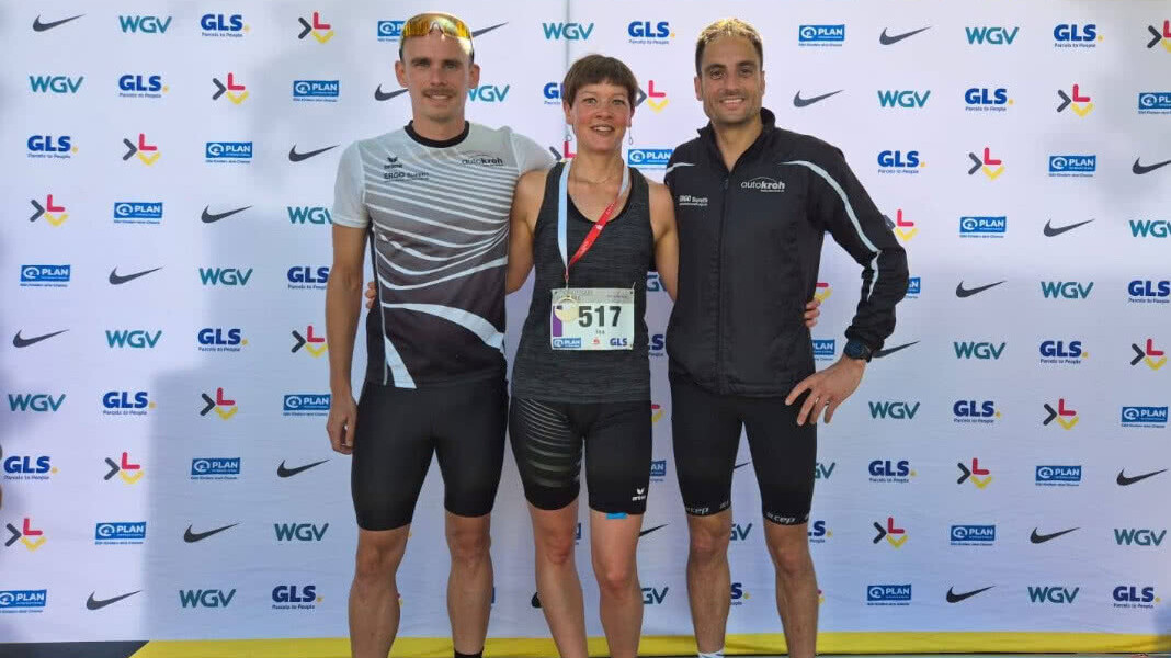 10 km DM, LG Wittgenstein Dominik Weise, Ina Haas und Timo Böhl LG Wittgenstein Läufer