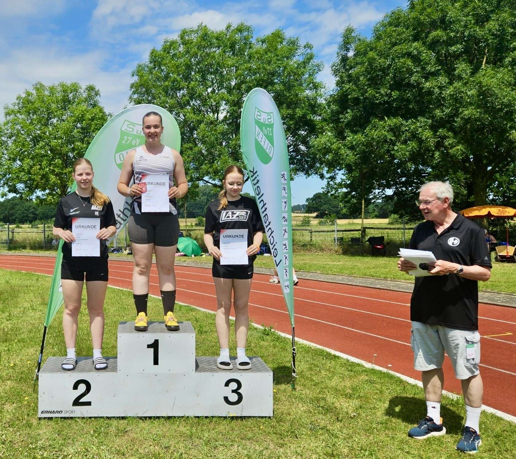 Westfalenmeisterin W14 Hammerwurf